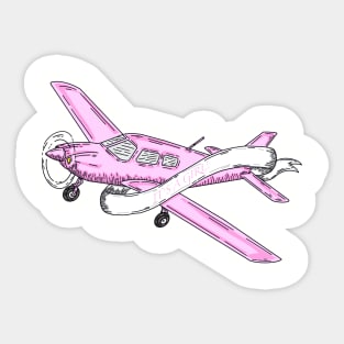 It’s A Girl Airplane Sticker